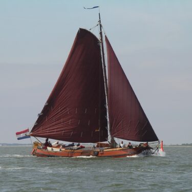 Afbeelding van "Zeilen met skûtsje Vriendschap"